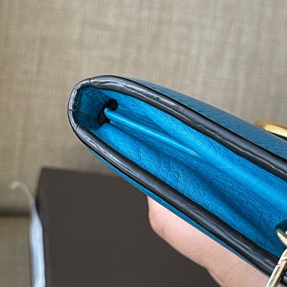 Authentic GUCCI GG Marmont bifold long wallet 400586.2184 (D7024) - Picture 10 of 16